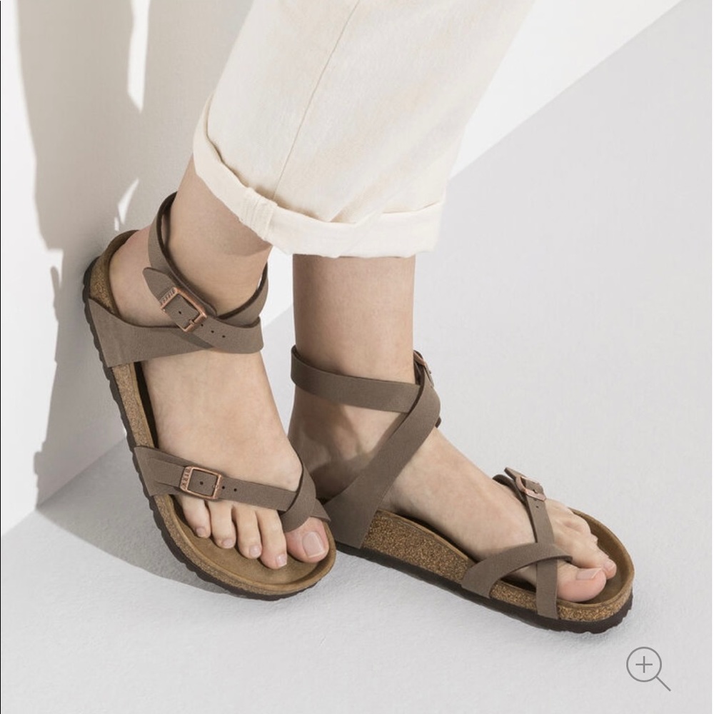 Birkenstock women’s Yara viejo flor nubuck sandals